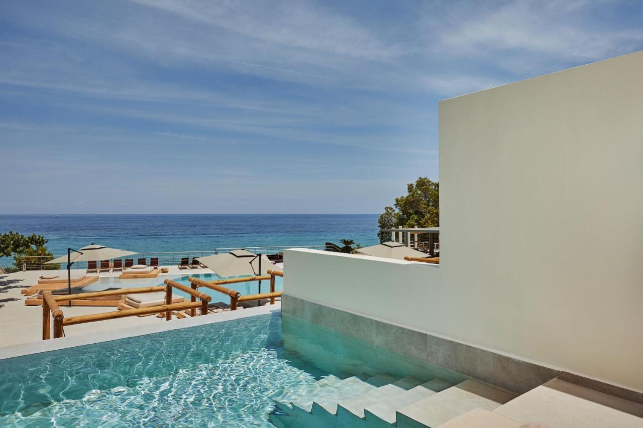 Tsamis Zante Suites (Adults Only) Psarou  المظهر الخارجي الصورة The hotel's infinity pool