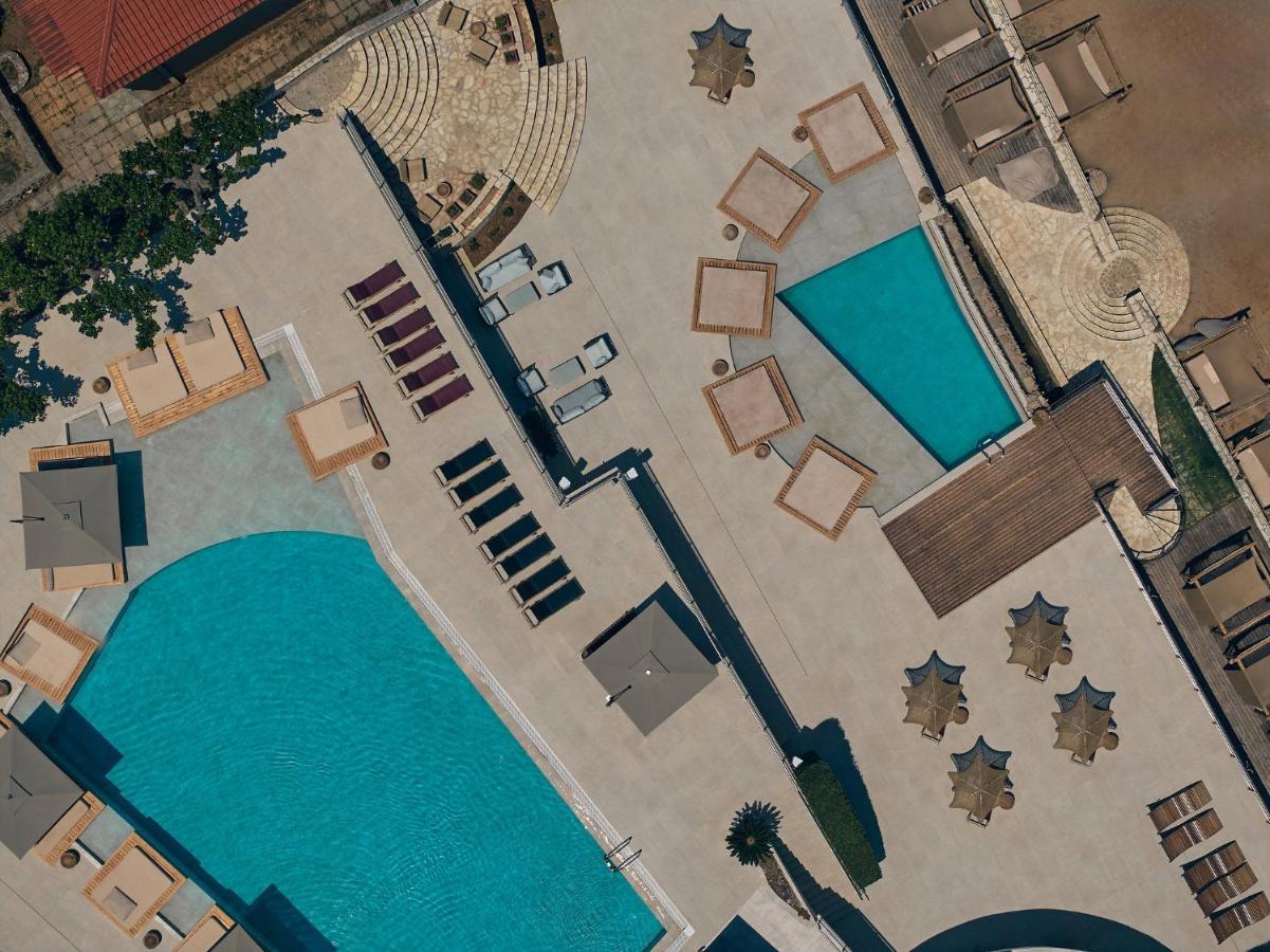 Tsamis Zante Suites (Adults Only) Psarou  المظهر الخارجي الصورة Aerial view of the hotel