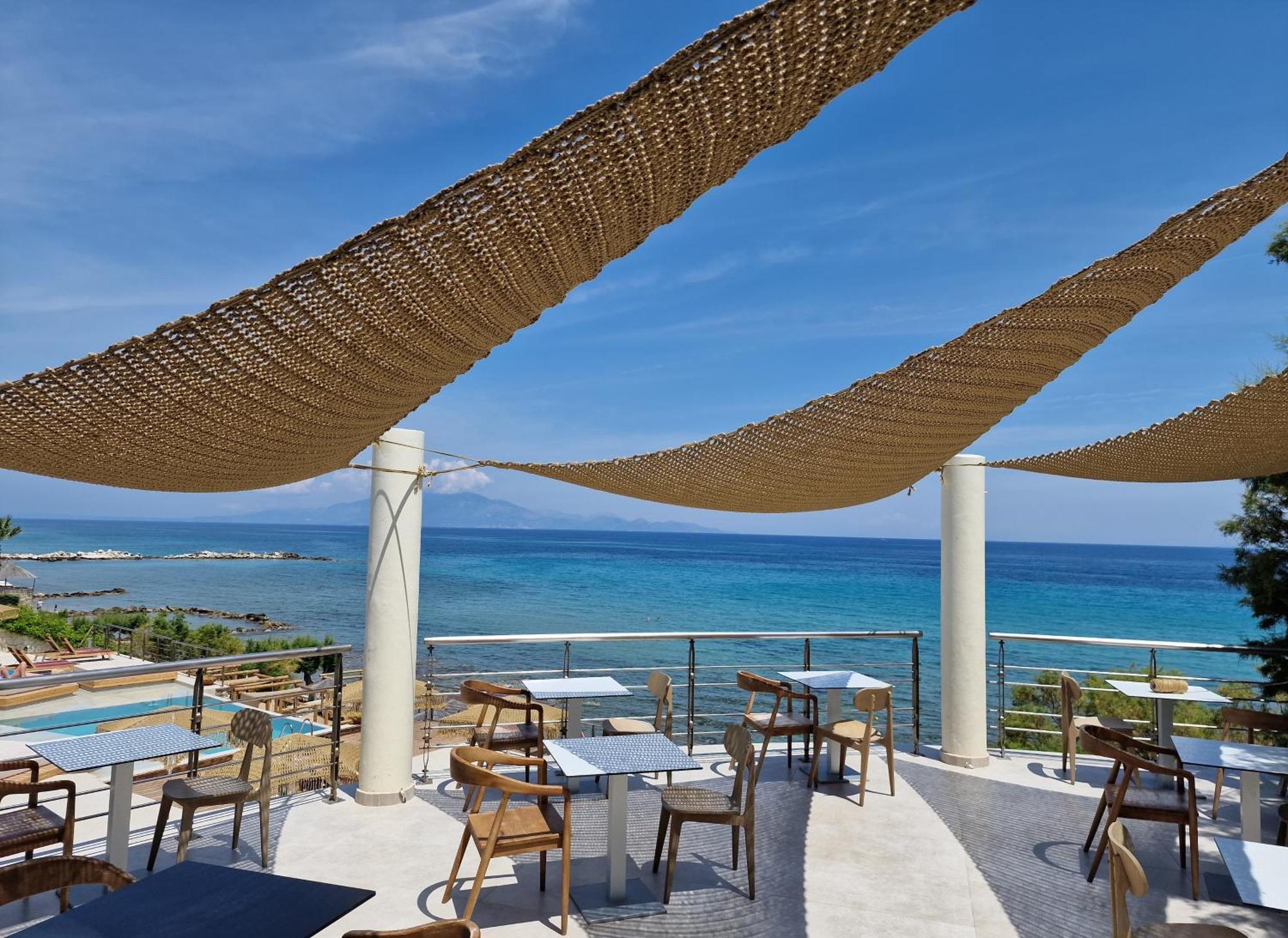 Tsamis Zante Suites (Adults Only) Psarou  المظهر الخارجي الصورة The restaurant at the hotel